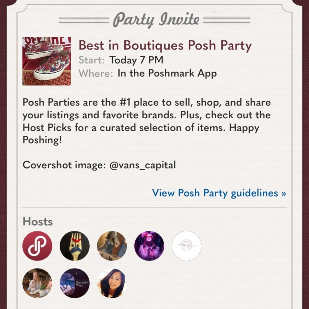 Best In Boutique Posh Party 7pm 4/15!